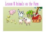 三年级下册英语课件- Lesson M  Animals on the Farm∣川教版(三年级起点) (共15张PPT)