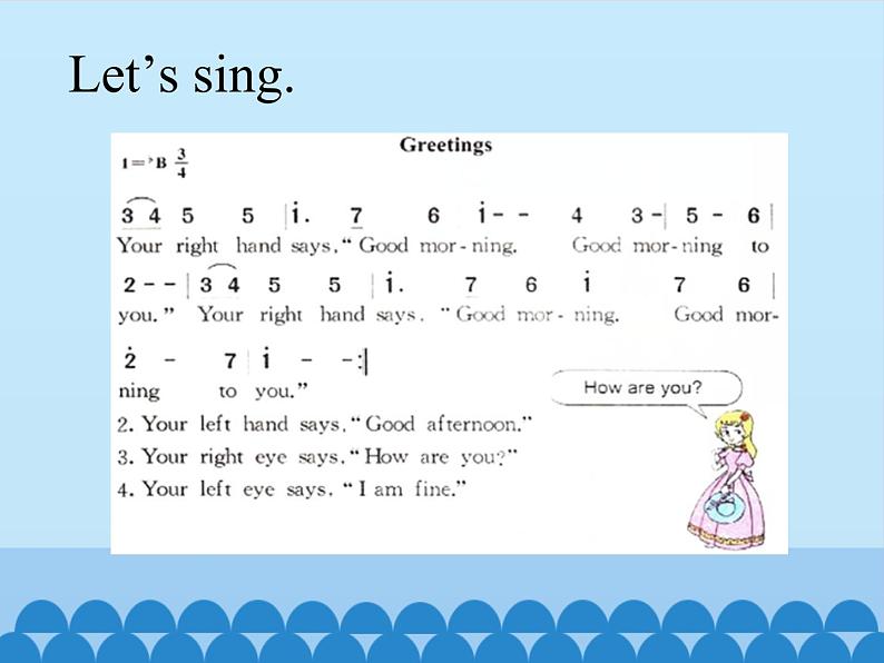 川教版四年级下册英语unit 1 Lesson 2 Greeting Song 第一课时_课件103