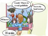 川教版四年级下册英语unit 3 Lesson 2 There Is a Red Goldfish 第一课时_课件1