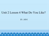 川教版四年级下册英语unit 2 Lesson 4 What Do You Like 第二课时_课件1