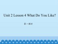 川教版四年级下册Lesson 4 What do you like?背景图ppt课件