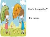 三年级下册英语课件-Lesson  X It's Rainning Hard∣川教版(三年级起点) (共12张PPT)
