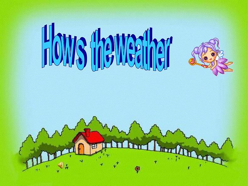 三年级下英语课件-Lesson I How is the weather4川教版第1页