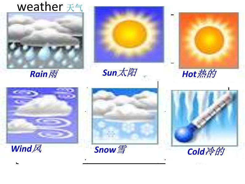 三年级下英语课件-Lesson I How is the weather3川教版第5页