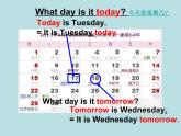 三年级下英语课件-what day is it today 9 川教版（三起）