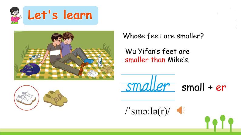 Let 's learn—Match and say第5页