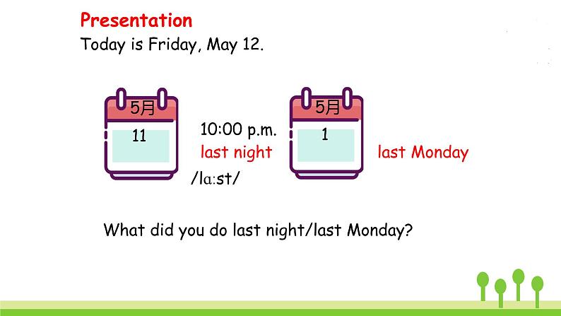 Unit 2 Part B 第四课时 Let 's learn—Look and talk第5页