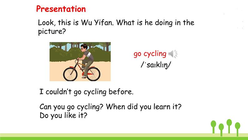 Unit 4 Part B 第四课时 Let 's learn—Listen, match and say第6页