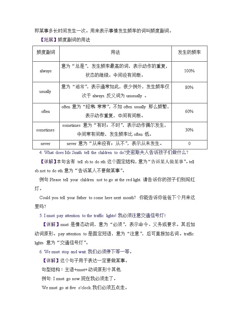 【期末必备】人教PEP英语六年级上册热点难点-Unit 2 Ways to go to school练习题03