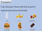 外研剑桥版英语六下unit2Food and health（3）课件