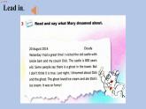 外研剑桥版英语六下unit3Mary's diary（2）课件