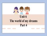 外研剑桥版英语六下unit6The world of my dreams（2）课件