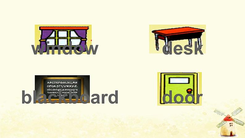 三年级英语上册Module3Unit2Pointtothedesk教学课件外研版三起第4页