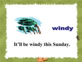 六年级上册英语课件-lesson 3 it will be sunny this sunday ｜科普版（三起）(共18张ppt)