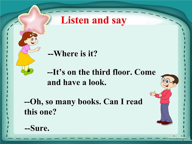 六年级上册英语课件-lesson 6 it's on the fifth floor｜科普版（三起）(共18张ppt)05