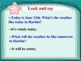 六年级上册英语课件-lesson 3 it will be sunny this sunday｜科普版（三起）(共19张ppt)