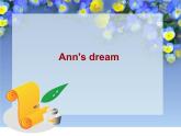 北师大版 (一年级起点) /五年级英语上册Unit 1 Ann's dream_课件、学案