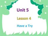 六年级上册英语课件-Unit 5 Lesson 4 Have a Try 北师大版（三起） (共17张PPT)