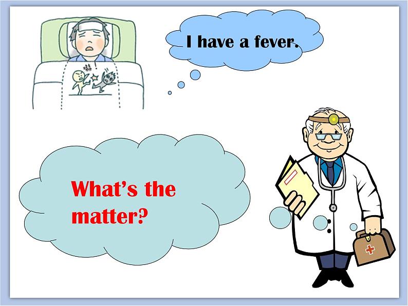 冀教版英语（一起）三年级下册Unit 1 How Do You Feel Lesson 4 What's the Matter 课件07