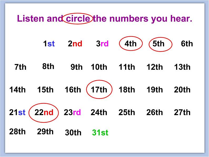 冀教版英语（一起）四年级下册Unit 1 Lesson 4 When Is Your Birthday？ 课件06