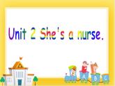 外研版（一起）英语一年级下册课件 Module 1《Unit 2 She’s a nurse》
