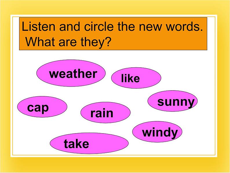 外研版（一起）英语二年级下册课件 Module 1《Unit 1 What’s the weather like》04