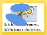 外研版（一起）英語五年級下冊課件 《Module7Unit 2 I'll be home at 7 o’clock.》