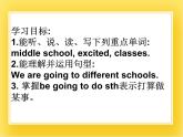 外研版（一起）英语六年级下册课件 《Module 10Unit 1 We're going to different schools.》