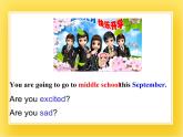 外研版（一起）英语六年级下册课件 《Module 10Unit 1 We're going to different schools.》