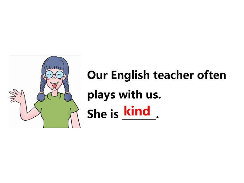 人教PEP版英语五年级上册  Unit 1 What's he like？-PartA Let's try & Let's talk(课件)05