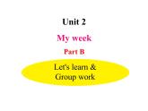 人教PEP版英语五年级上册 Unit 2 My week-PartB Let's learn & Group work(课件)