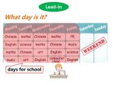 人教PEP版英语五年级上册 Unit 2 My week-PartB Let's learn & Group work(课件)