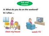 人教PEP版英语五年级上册 Unit 2 My week-PartB Let's try& Let's talk(课件)