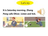 人教PEP版英语五年级上册 Unit 2 My week-PartB Let's try& Let's talk(课件)