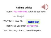 人教PEP版英语五年级上册 Unit 2 My week-PartB Read and write(课件)