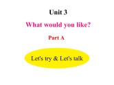 人教PEP版英语五年级上册 Unit 3 What would you like？-PartA Let's try & Let's talk(课件)