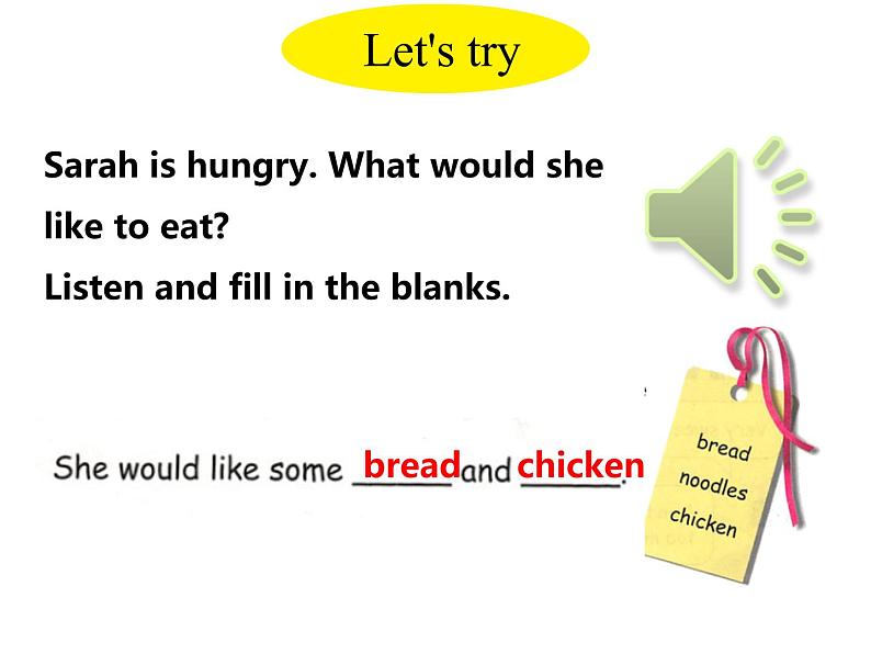 人教PEP版英语五年级上册 Unit 3 What would you like？-PartA Let's try & Let's talk(课件)04