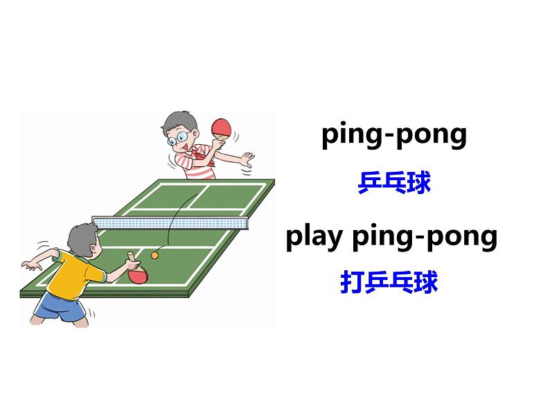 U4-B let 's learn & Write and say第6页