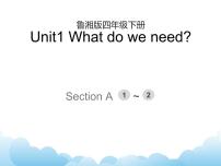 小学英语湘鲁版四年级下册Section A精品课件ppt