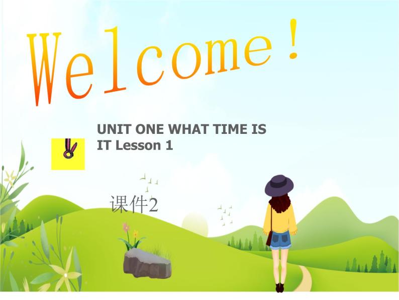 二年级下册英语 Unit 1 What time is it Lesson 1 课件2 北京版01