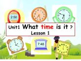 二年级下册英语 Unit 1 What time is it Lesson 1课件3 北京版