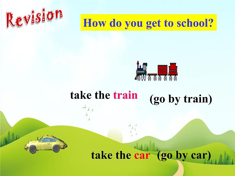 二年级下册英语 Unit 5 How do you go to school Lesson 17 课件1 北京版03