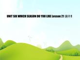 二年级下册英语 Unit 6 Which season do you like  Lesson 21 课件1 北京版
