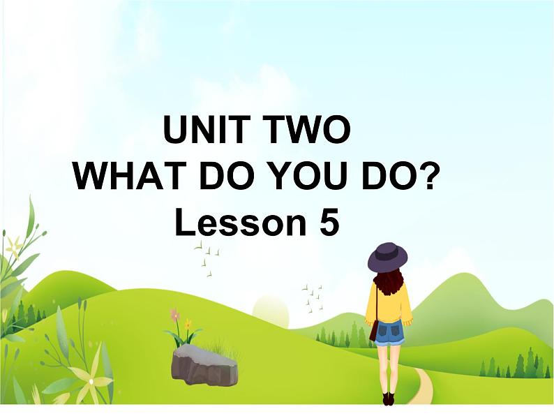 一年级下册英语 Unit 2 What do you do Lesson 5 课件1 北京版01