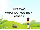 一年级下册英语 Unit 2 What do you do Lesson 7 课件1 北京版