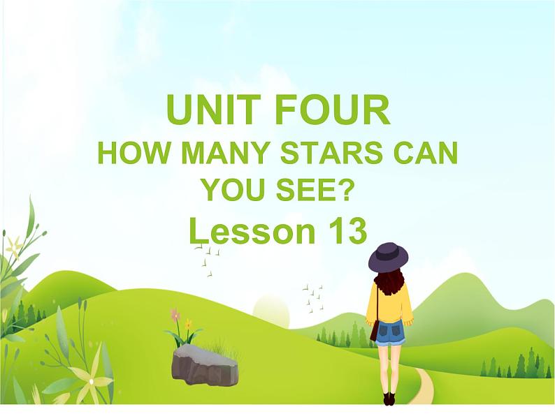 一年级下册英语 Unit 4 How many stars can you seeLesson 13 课件1 北京版01