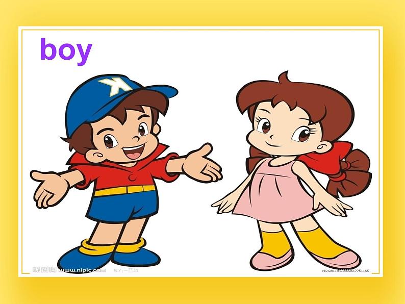 重大版小学英语三年级下册Unit 1《Who’s this boy》课件第5页