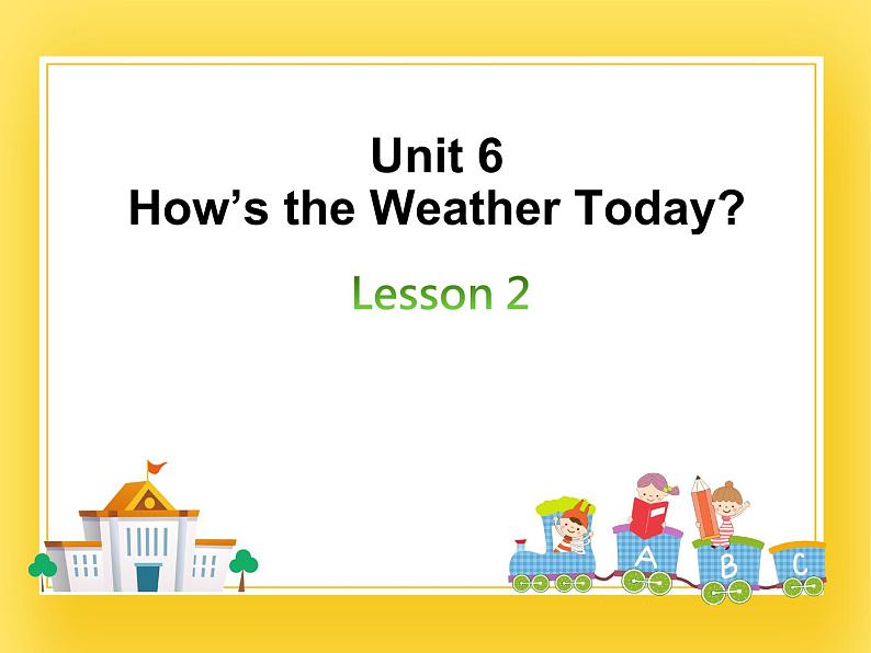 重大版小学英语四年级下册Unit 6《How’s the weather today》ppt课件201