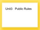 重大版英语六年级下册Unit 3《Public rules》ppt课件1