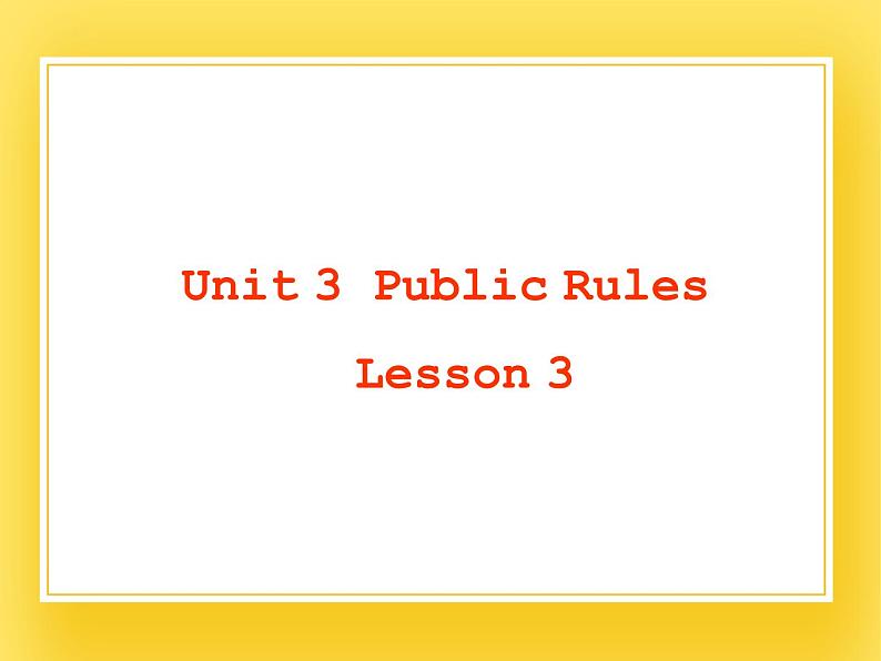 重大版英语六年级下册Unit 3《Public rules》ppt课件301